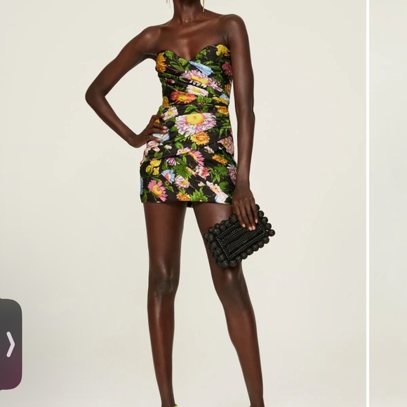 Ronny kobo Margot Floral Strapless Dress - Picture 2 of 9